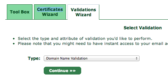 Domain Name Validation